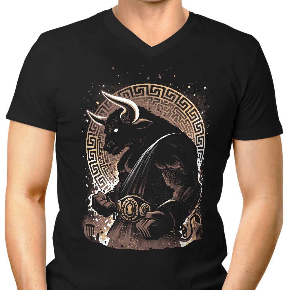 Guardian of the Labyrinth Men's V-Neck - Adult & Kids T-Shirts, Sweatshirts & Hoodies apparel design preview 1