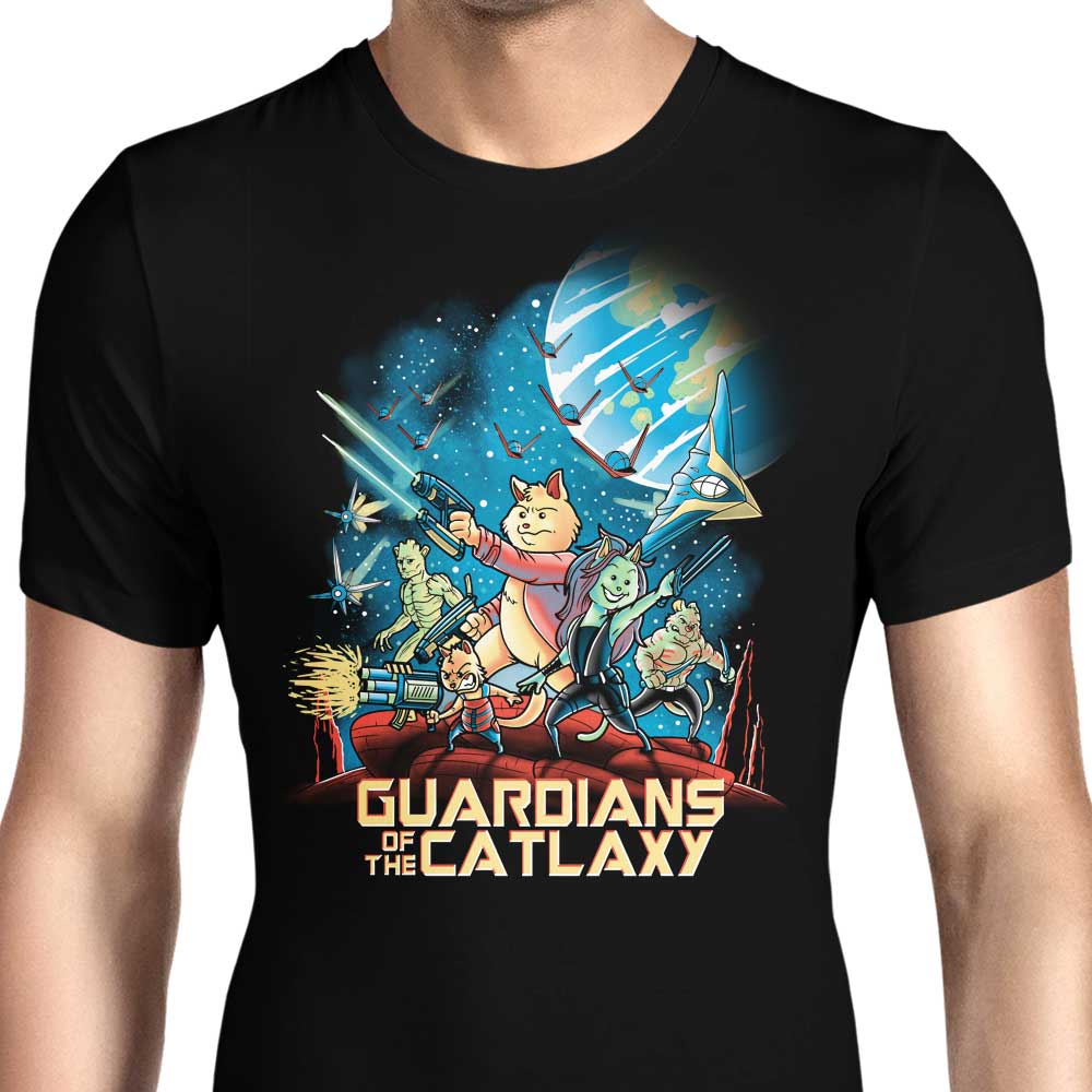 Guardians of the Catlaxy Men's Apparel - Adult & Kids T-Shirts, Sweatshirts & Hoodies apparel design preview 1