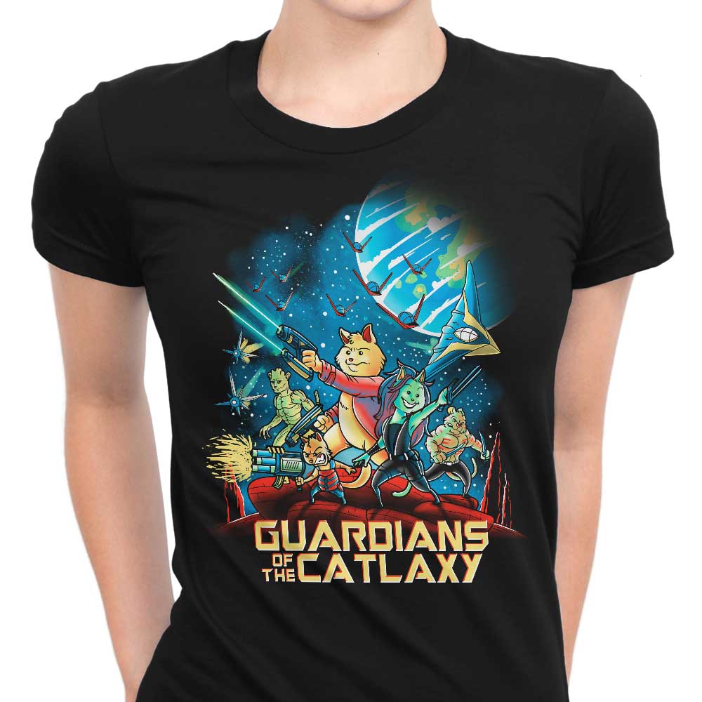 Guardians of the Catlaxy Women's Apparel - Adult & Kids T-Shirts, Sweatshirts & Hoodies apparel design preview 1