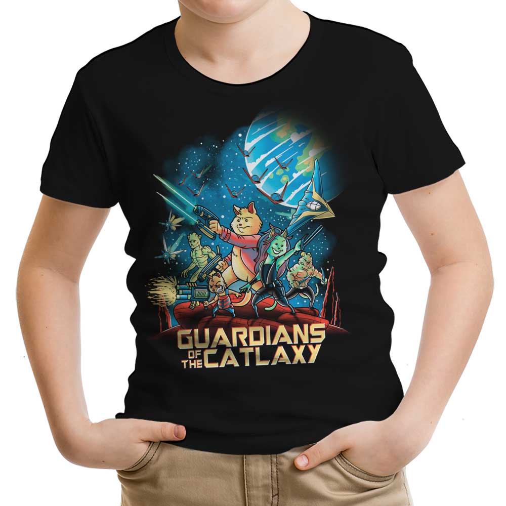 Guardians of the Catlaxy Youth Apparel - Adult & Kids T-Shirts, Sweatshirts & Hoodies apparel design preview 1
