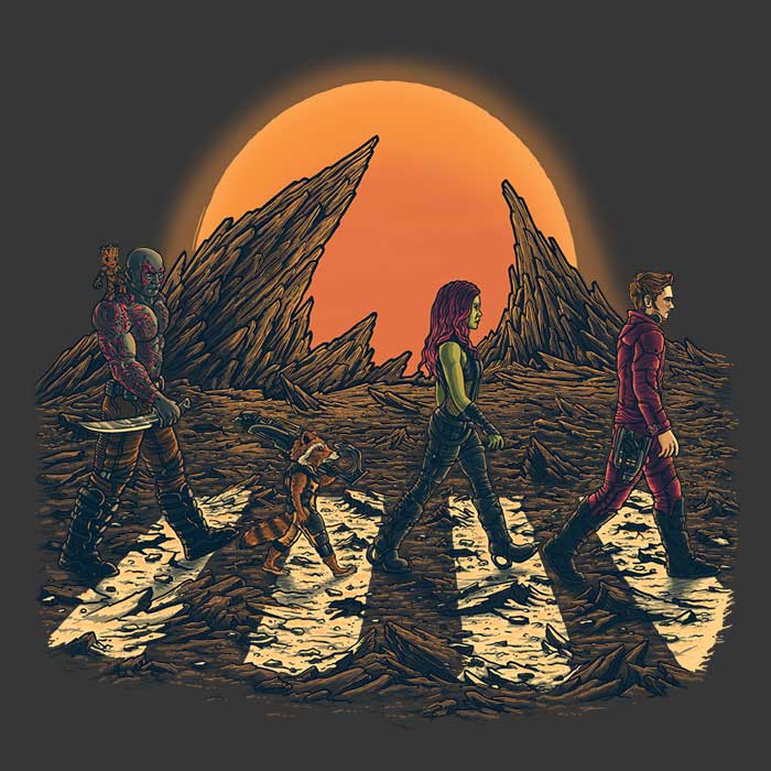 Guardians Road - Adult & Kids T-Shirts, Sweatshirts & Hoodies apparel design preview 2