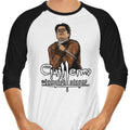 Guillermo the Slayer 3/4 Sleeve Raglan - Adult & Kids T-Shirts, Sweatshirts & Hoodies apparel design preview 1