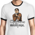 Guillermo the Slayer Ringer - Adult & Kids T-Shirts, Sweatshirts & Hoodies apparel design preview 1