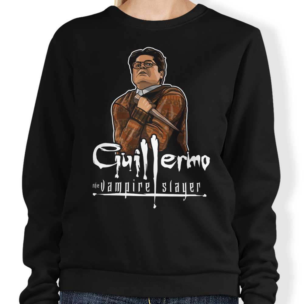 Guillermo the Slayer - Adult & Kids T-Shirts, Sweatshirts & Hoodies apparel design preview 1