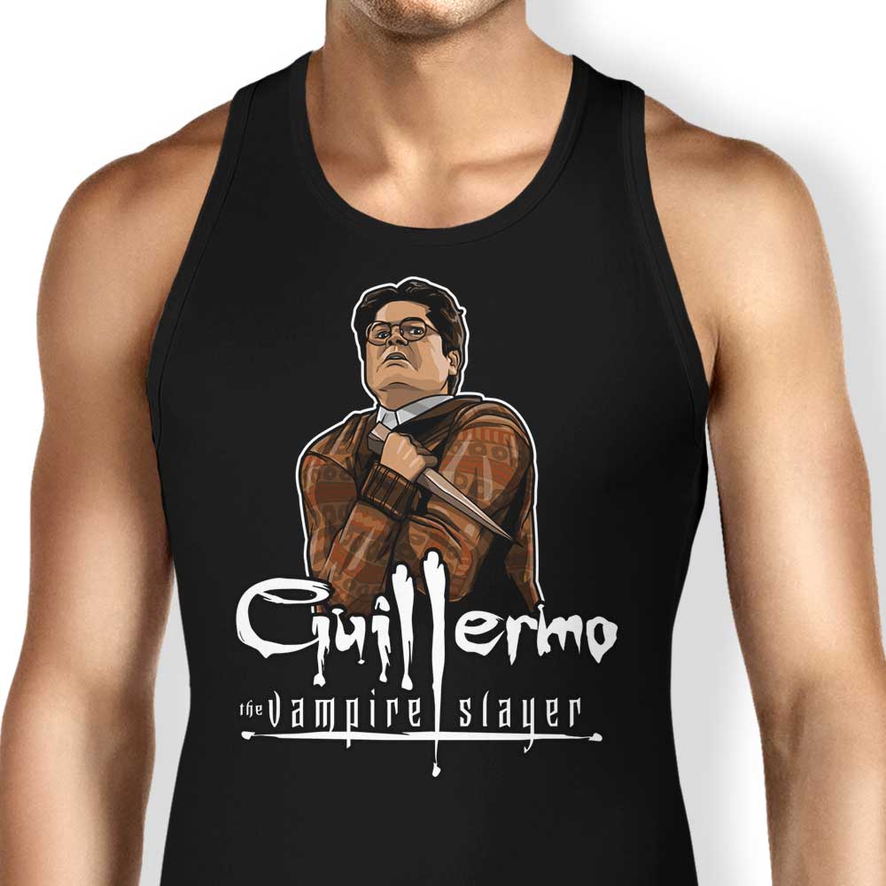 Guillermo the Slayer Tank Top - Adult & Kids T-Shirts, Sweatshirts & Hoodies apparel design preview 1