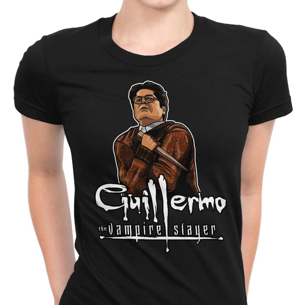 Guillermo the Slayer Women's Apparel - Adult & Kids T-Shirts, Sweatshirts & Hoodies apparel design preview 1
