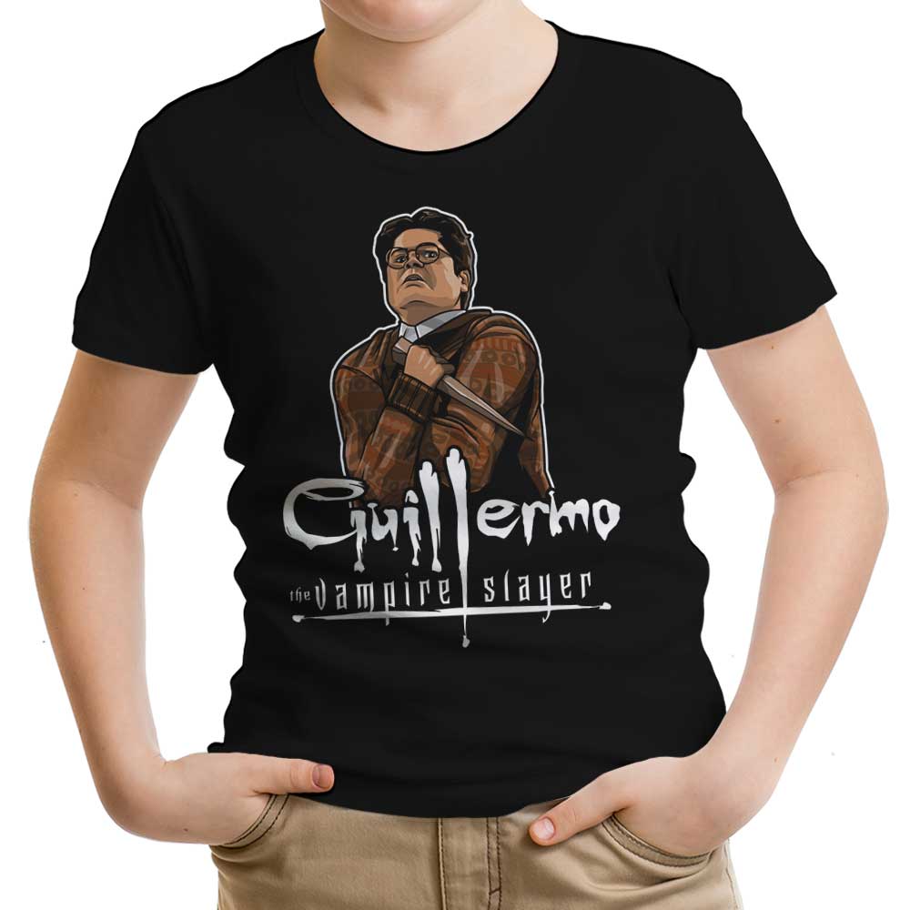 Guillermo the Slayer Youth Apparel - Adult & Kids T-Shirts, Sweatshirts & Hoodies apparel design preview 1