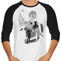 Gunblade Rivals 3/4 Sleeve Raglan - Adult & Kids T-Shirts, Sweatshirts & Hoodies apparel design preview 1