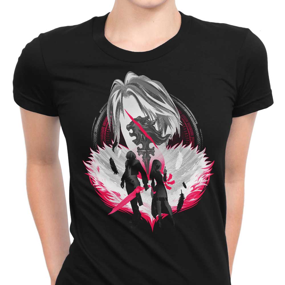 Gunblade Silhouette Women's Apparel - Adult & Kids T-Shirts, Sweatshirts & Hoodies apparel design preview 1
