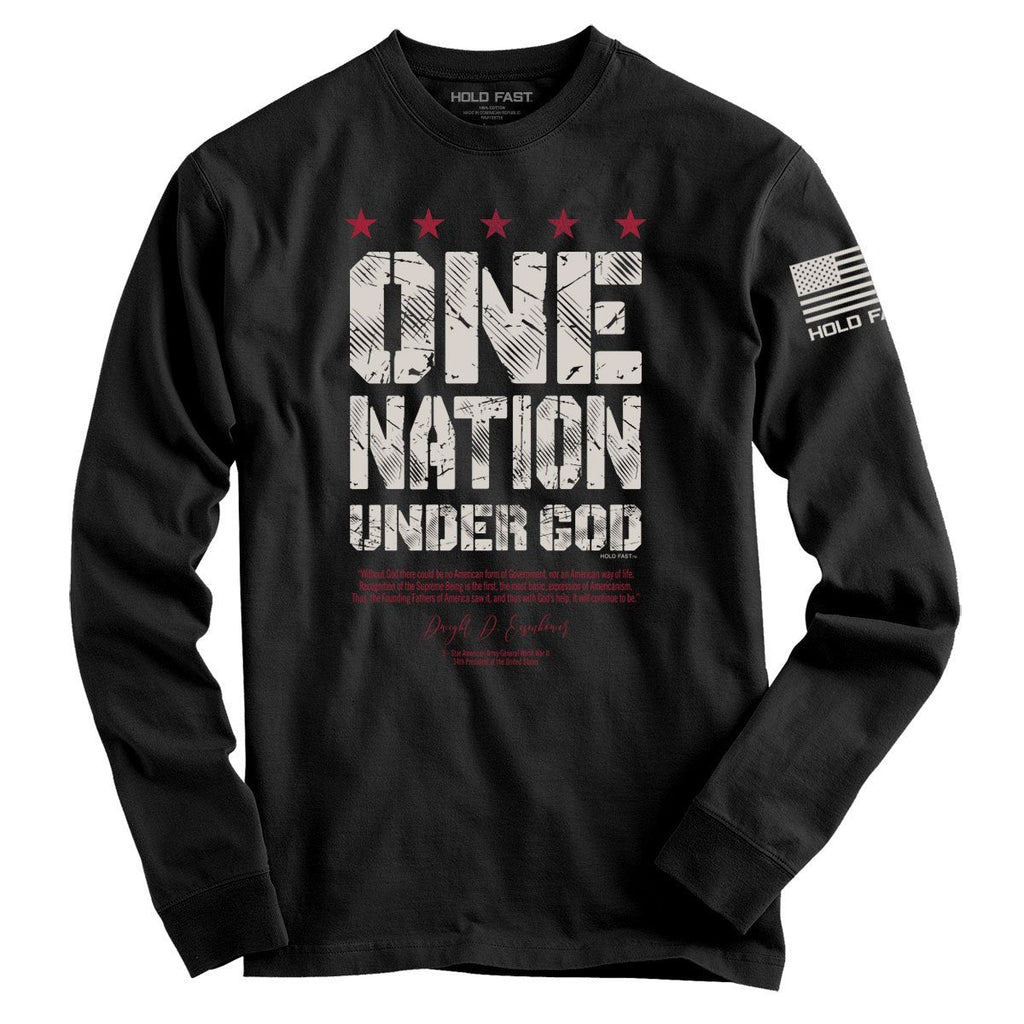 Hold Fast One Nation Under God Christian - Adult & Kids T-Shirts, Sweatshirts & Hoodies apparel design preview 1