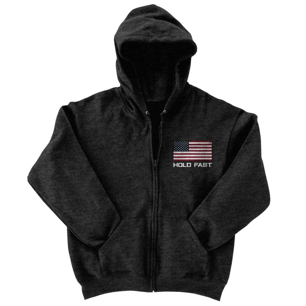 Hold Fast to Faith Family Freedom USA - Adult & Kids T-Shirts, Sweatshirts & Hoodies apparel design preview 2