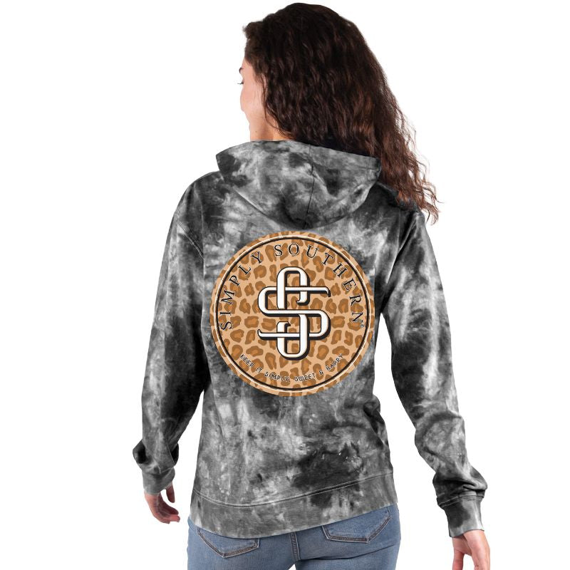 Simply Southern Leopard Logo Tiedye - Adult & Kids T-Shirts, Sweatshirts & Hoodies apparel design preview 1