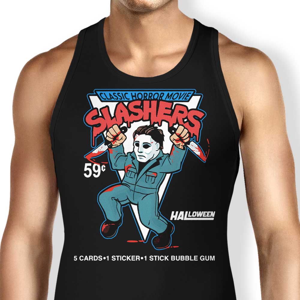 Haddonfield Classic Slashers Tank Top - Adult & Kids T-Shirts, Sweatshirts & Hoodies apparel design preview 1