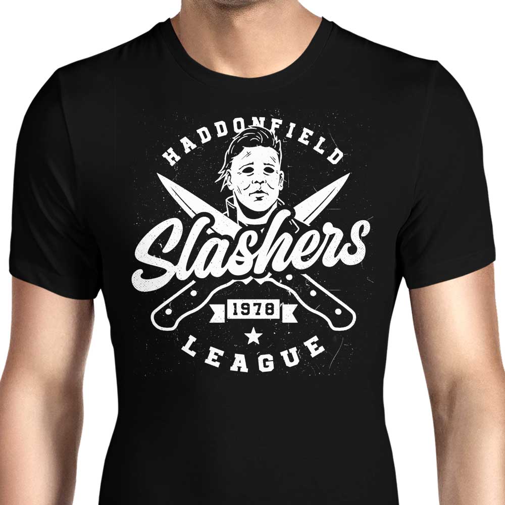 Haddonfield Slashers Men's Apparel - Adult & Kids T-Shirts, Sweatshirts & Hoodies apparel design preview 1