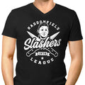 Haddonfield Slashers Men's V-Neck - Adult & Kids T-Shirts, Sweatshirts & Hoodies apparel design preview 1