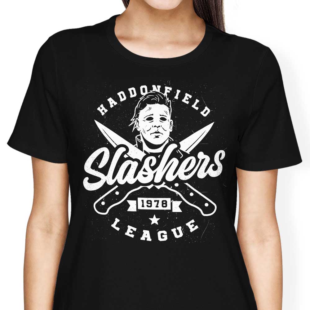 Haddonfield Slashers Women's Apparel - Adult & Kids T-Shirts, Sweatshirts & Hoodies apparel design preview 1