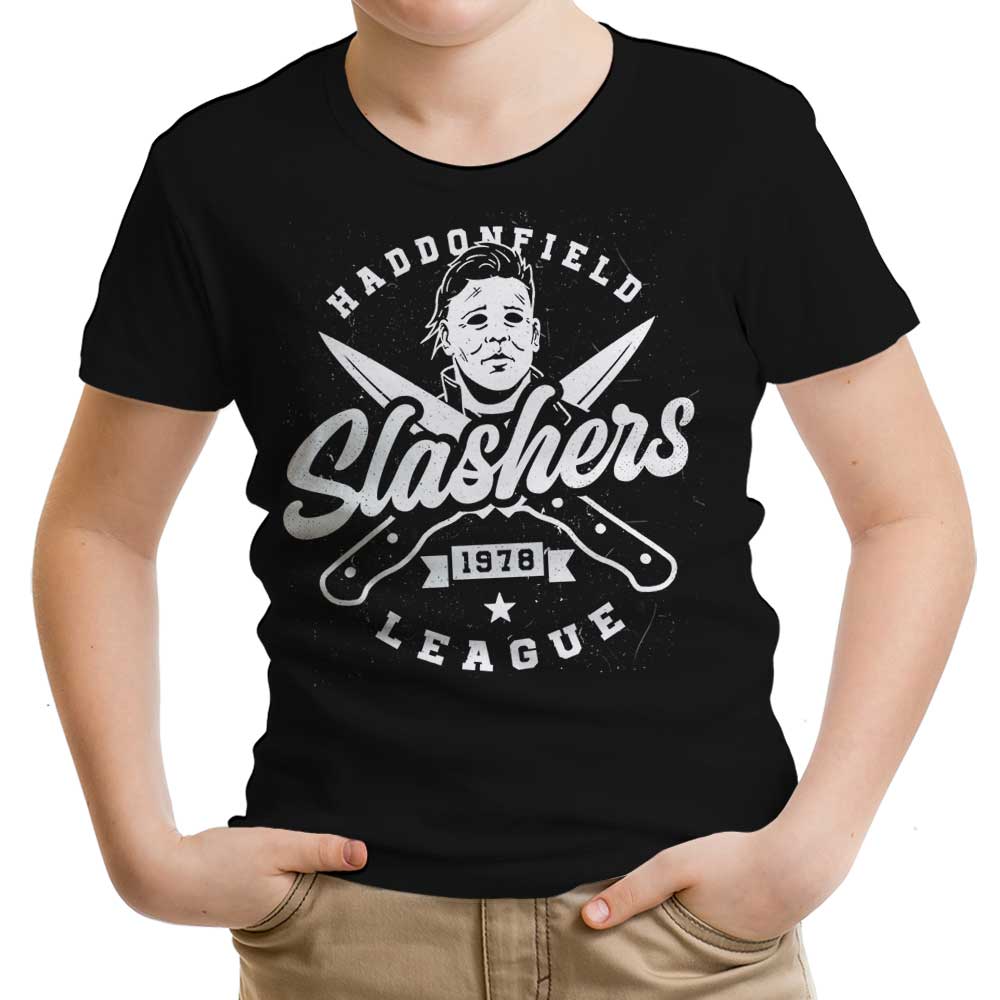 Haddonfield Slashers Youth Apparel - Adult & Kids T-Shirts, Sweatshirts & Hoodies apparel design preview 1