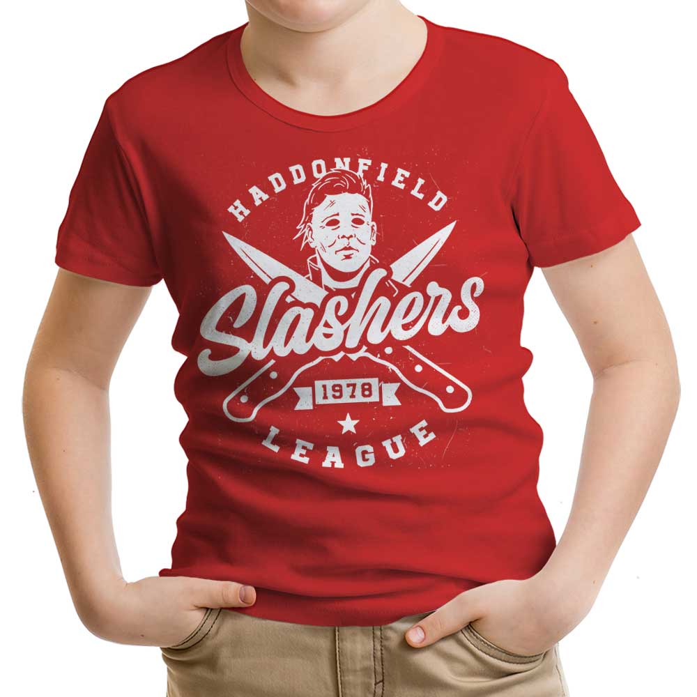Haddonfield Slashers Youth Apparel - Adult & Kids T-Shirts, Sweatshirts & Hoodies apparel design preview 2