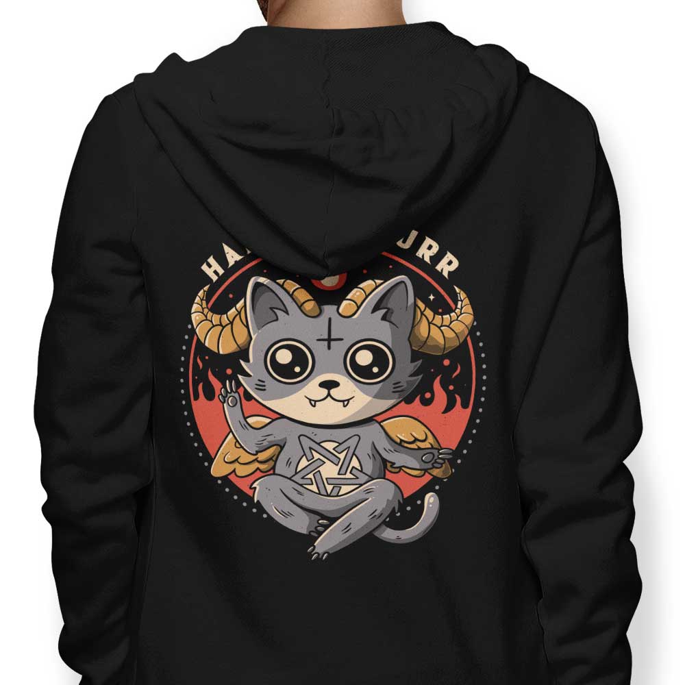 Hail Lucipurr - Adult & Kids T-Shirts, Sweatshirts & Hoodies apparel design preview 1