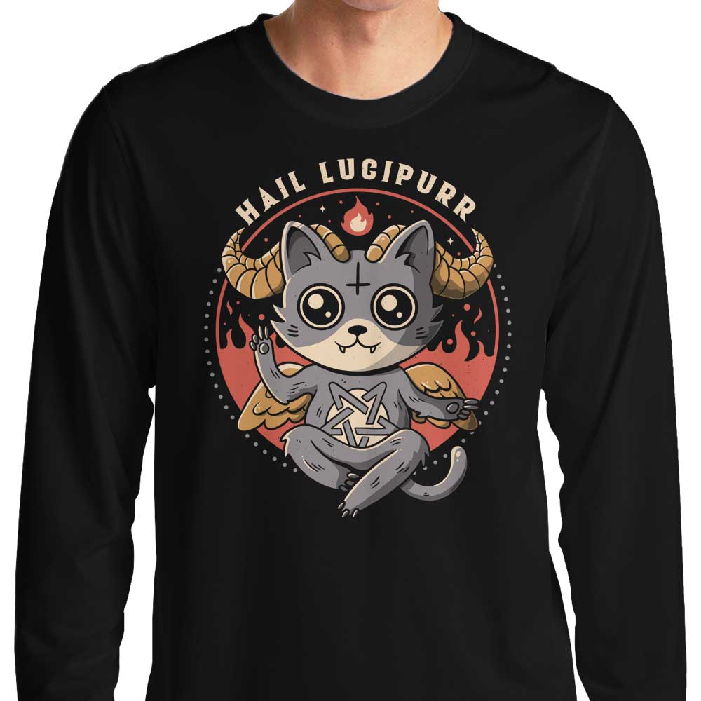 Hail Lucipurr - Adult & Kids T-Shirts, Sweatshirts & Hoodies apparel design preview 1