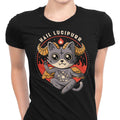 Hail Lucipurr Women's Apparel - Adult & Kids T-Shirts, Sweatshirts & Hoodies apparel design preview 1