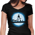 Hakuna Robot Women's V-Neck - Adult & Kids T-Shirts, Sweatshirts & Hoodies apparel design preview 1
