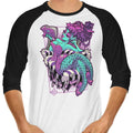 Half Dead 3/4 Sleeve Raglan - Adult & Kids T-Shirts, Sweatshirts & Hoodies apparel design preview 1