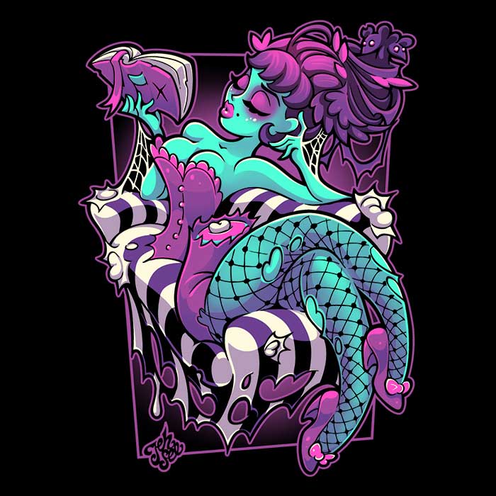 Half Dead - Adult & Kids T-Shirts, Sweatshirts & Hoodies apparel design preview 2