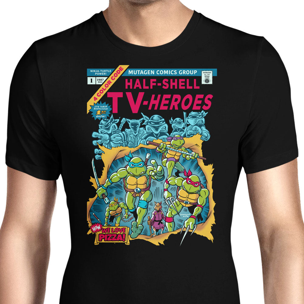 Half-Shell Heroes Men's Apparel - Adult & Kids T-Shirts, Sweatshirts & Hoodies apparel design preview 1