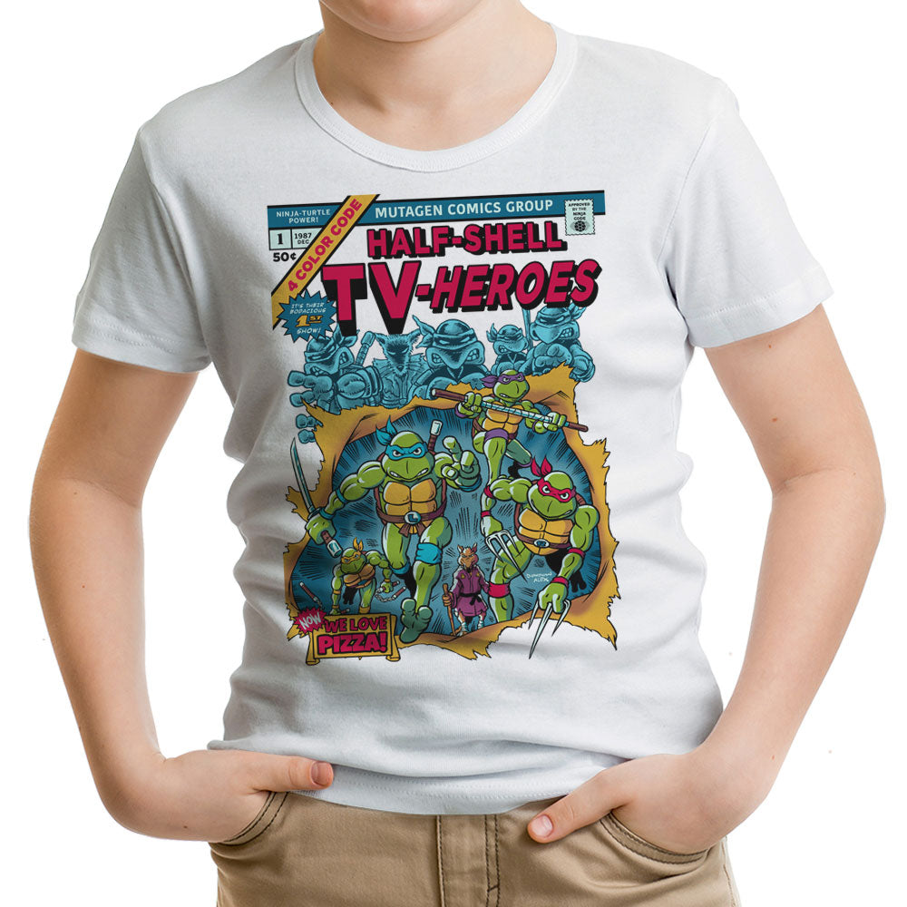 Half-Shell Heroes Youth Apparel - Adult & Kids T-Shirts, Sweatshirts & Hoodies apparel design preview 2