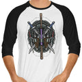 Half Shelled Weaponry 3/4 Sleeve Raglan - Adult & Kids T-Shirts, Sweatshirts & Hoodies apparel design preview 1