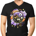 Halloween Bottled Kitten Men's V-Neck - Adult & Kids T-Shirts, Sweatshirts & Hoodies apparel design preview 1