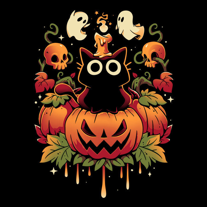 Halloween Candle Trick Men's V-Neck - Adult & Kids T-Shirts, Sweatshirts & Hoodies apparel design preview 2