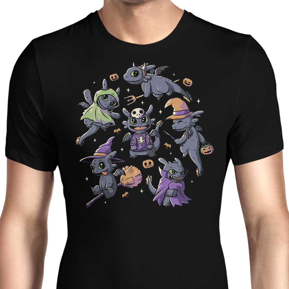 Halloween Dragons Men's Apparel - Adult & Kids T-Shirts, Sweatshirts & Hoodies apparel design preview 1