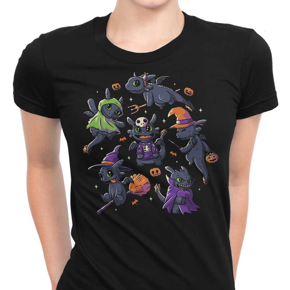 Halloween Dragons Women's Apparel - Adult & Kids T-Shirts, Sweatshirts & Hoodies apparel design preview 1