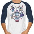 Halloween Experiments 3/4 Sleeve Raglan - Adult & Kids T-Shirts, Sweatshirts & Hoodies apparel design preview 1