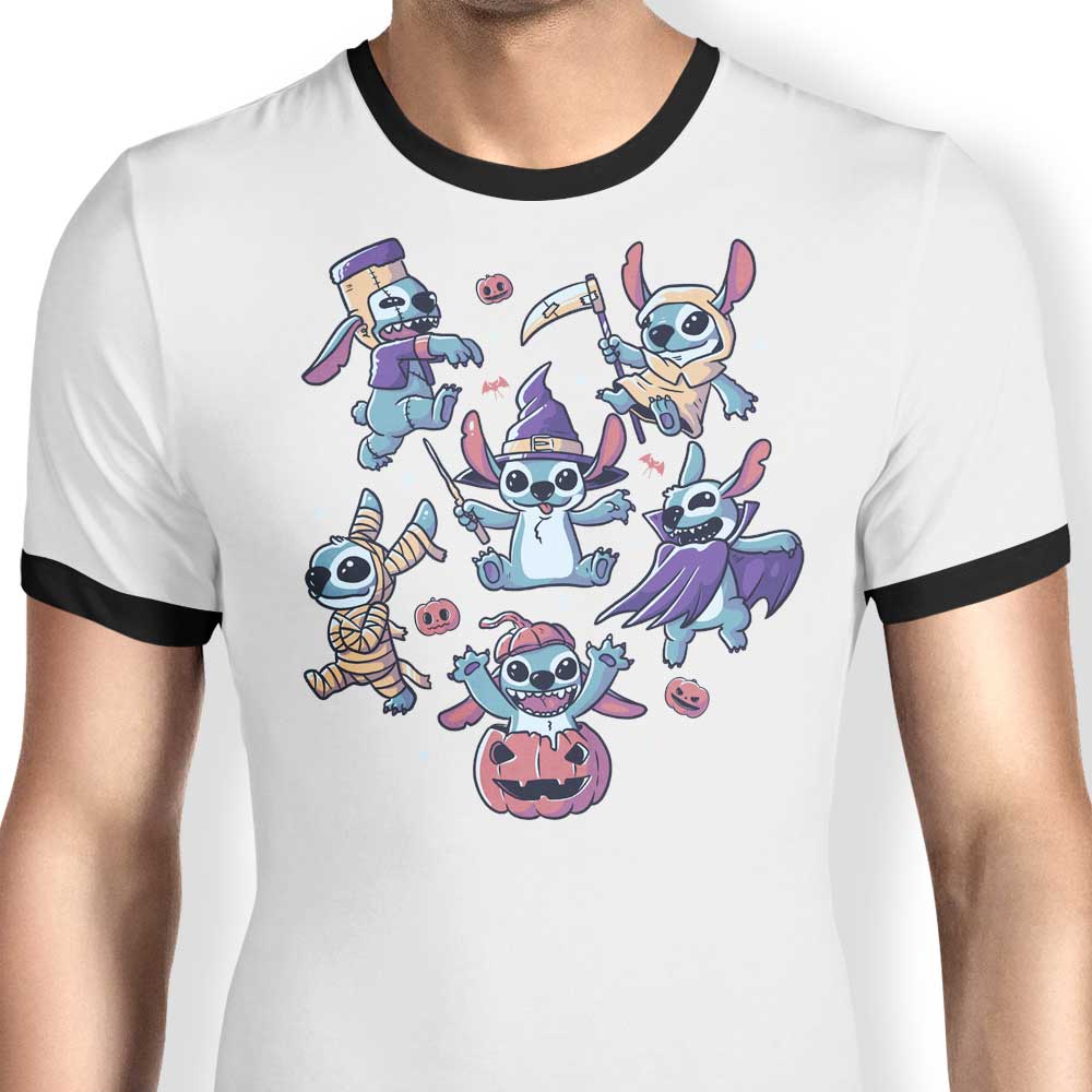 Halloween Experiments Ringer - Adult & Kids T-Shirts, Sweatshirts & Hoodies apparel design preview 1