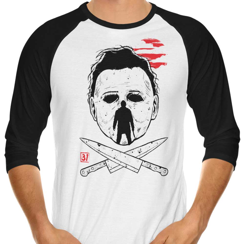 Halloween Ink 3/4 Sleeve Raglan - Adult & Kids T-Shirts, Sweatshirts & Hoodies apparel design preview 1