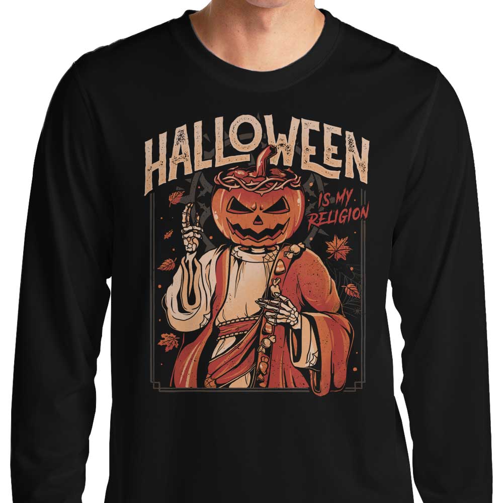 Halloween is My Religion - Adult & Kids T-Shirts, Sweatshirts & Hoodies apparel design preview 1
