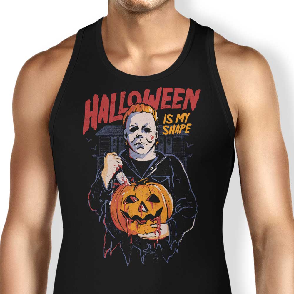 Halloween is My Shape Tank Top - Adult & Kids T-Shirts, Sweatshirts & Hoodies apparel design preview 1