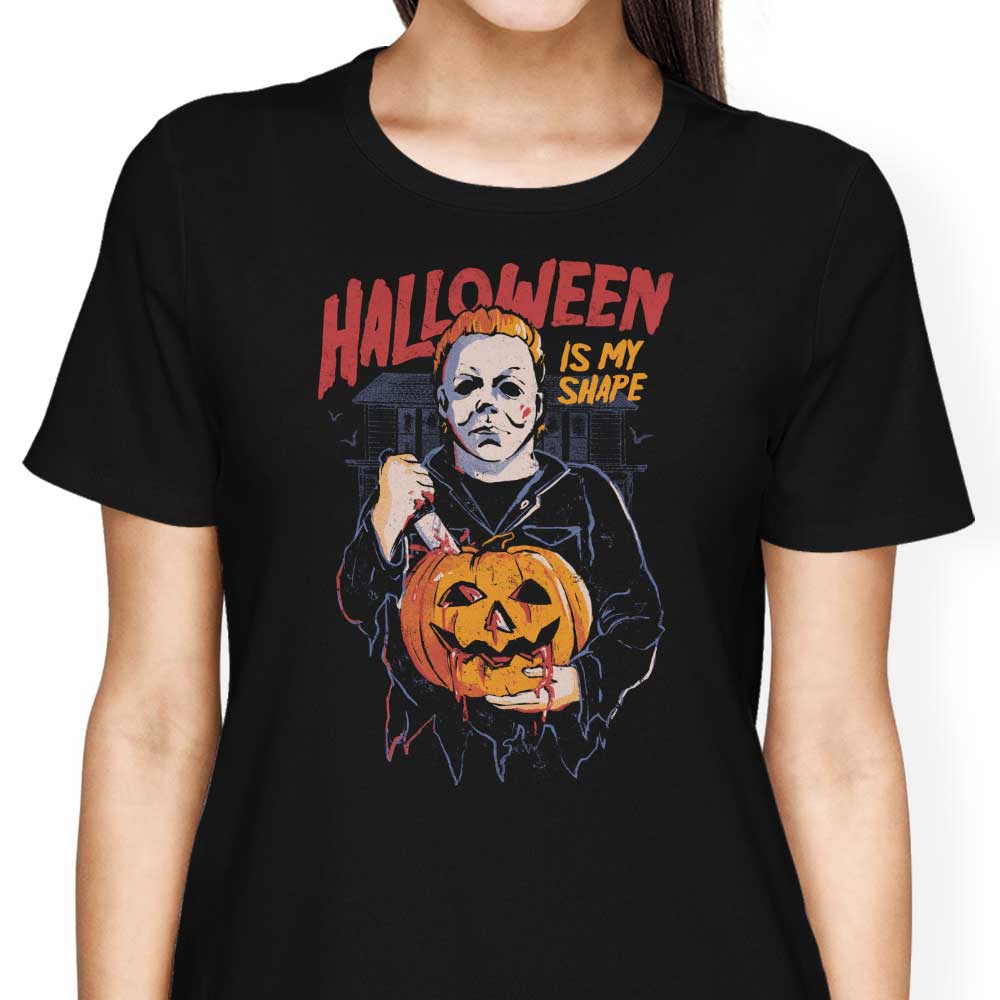 Halloween is My Shape Women's Apparel - Adult & Kids T-Shirts, Sweatshirts & Hoodies apparel design preview 1