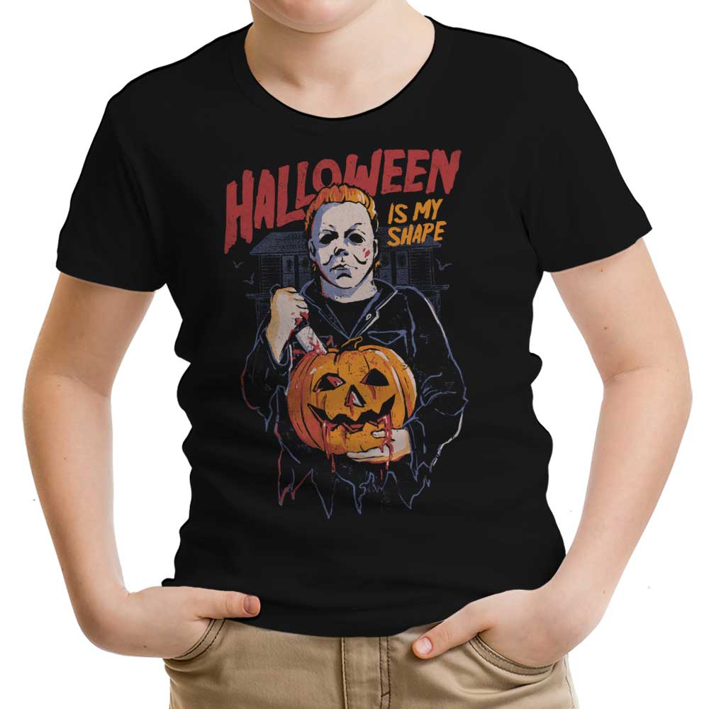 Halloween is My Shape Youth Apparel - Adult & Kids T-Shirts, Sweatshirts & Hoodies apparel design preview 1