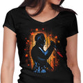 Halloween Killer Women's V-Neck - Adult & Kids T-Shirts, Sweatshirts & Hoodies apparel design preview 1
