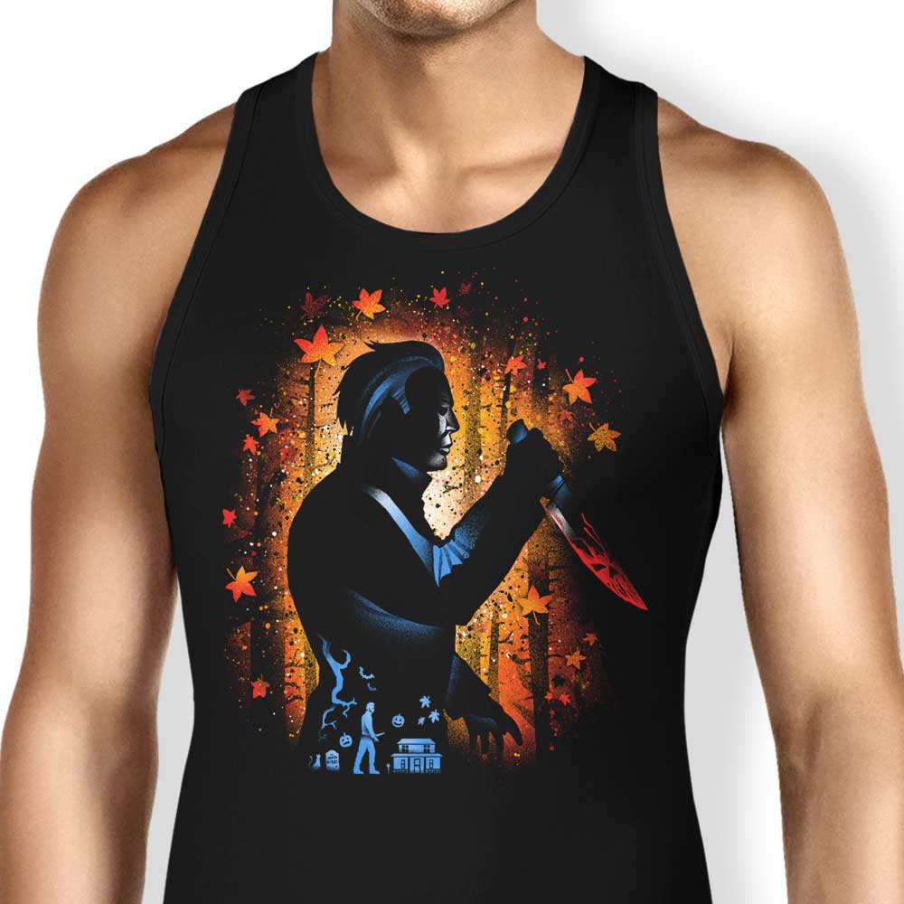 Halloween Killer Tank Top - Adult & Kids T-Shirts, Sweatshirts & Hoodies apparel design preview 1