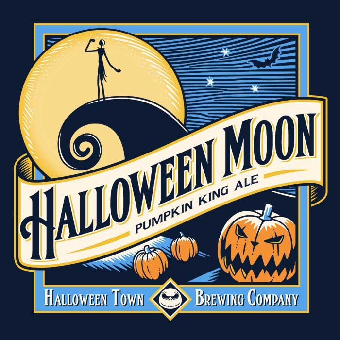 Halloween Moon Youth Apparel - Adult & Kids T-Shirts, Sweatshirts & Hoodies apparel design preview 2