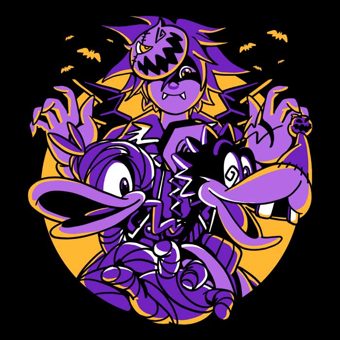 Halloween Towners (Alt) Coasters - Adult & Kids T-Shirts, Sweatshirts & Hoodies apparel design preview 1