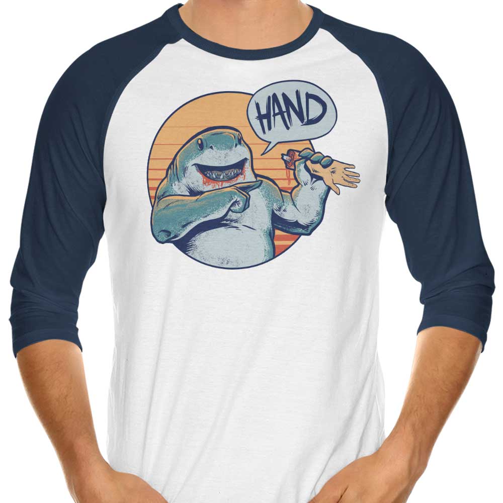 Hand 3/4 Sleeve Raglan - Adult & Kids T-Shirts, Sweatshirts & Hoodies apparel design preview 1