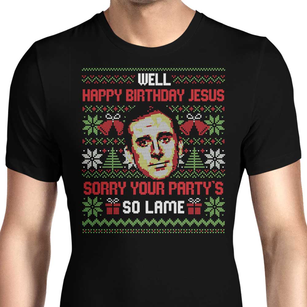 Happy Birthday Jesus Men's Apparel - Adult & Kids T-Shirts, Sweatshirts & Hoodies apparel design preview 1