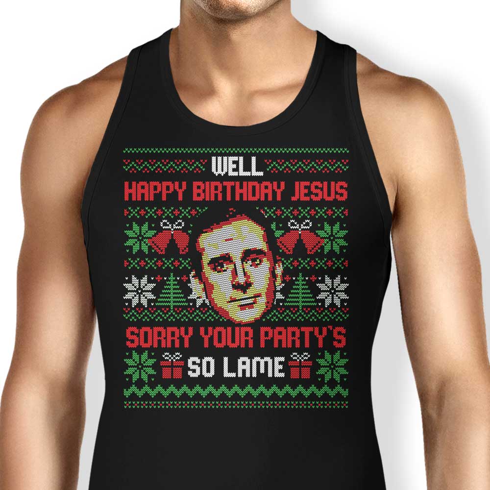 Happy Birthday Jesus Tank Top - Adult & Kids T-Shirts, Sweatshirts & Hoodies apparel design preview 1