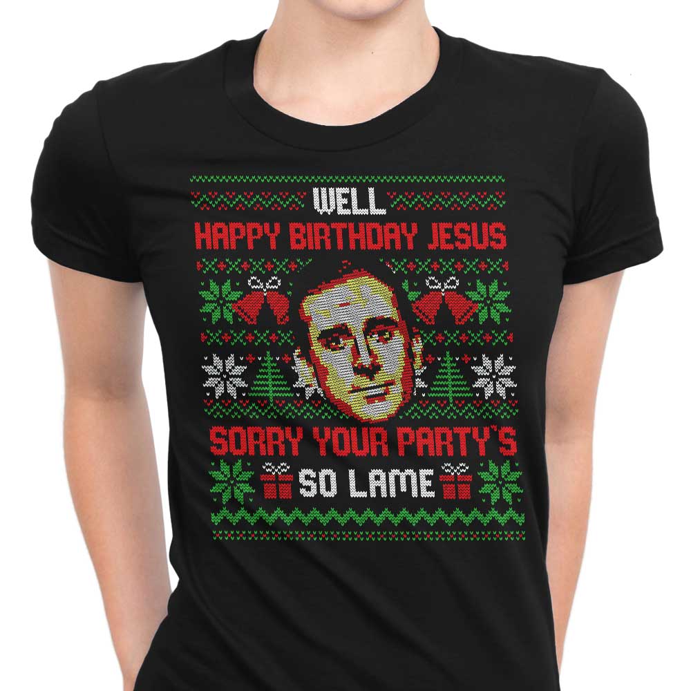 Happy Birthday Jesus Women's Apparel - Adult & Kids T-Shirts, Sweatshirts & Hoodies apparel design preview 1